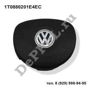 Крышка на подушку безопасности со стороны водителя (руль)  VW Polo 2002 | 1T0880201E4EC | DE1T001E4ECP