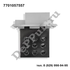 Резистор вентилятора отопителя Renault Master II (00-10) | 7701057557 | DE5775R