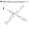 Сальник привода Toyota Yaris NCP13  (11-...), Verso-S  NLP121/NSP120 (10-...) 32X56X8.8X15.3 (9031134022 / DE9031134022T)