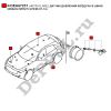 Датчик давления воздуха в шине Nissan Infiniti Q70/M (07-14) (407001LA0E / DEA67231)