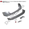 Отражатель бампера левый (L) BMW X1 E84 (09-15) (6314-7314-883 / DEA7314)