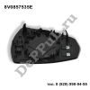 Зеркальный элемент левый (L) Audi A3 (13-20) (8V0857535E / DEA7535E)