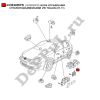 Блок управления стеклоподъемниками VW Tiguan (07-11) (1K4959857B / DEA857K)