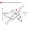 Сайленблок подрамника Nissan Qashqai (06-13) (54467-EN11A / DEA88287)