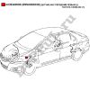 Датчик абс передний левый (L) Toyota Yaris (05-11) (8954352030 / DEA8930)