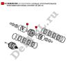 Кольцо уплотнительное трансмиссии Honda Accord VIII (08-13) (91302PX4004 / DEBZ0398)