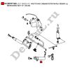 Форсунка омывателя фары левая (L) Mercedes W211 E" (02-09) (A2118602147 / DEFP165)