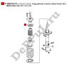 Подшипник опоры амортизатора Mercedes 204, 207, 212, 218 (A2043210083 / DEPH173)