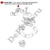 Патрубок воздушного фильтра Toyota Corolla SED/WG (02-08) (17881-0D040 / DER1094)