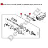 Шрус внутренний левый (L) Nissan Almera (B10RS) (06-12) (39101-95F0C / DERC085)