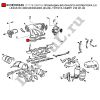 Прокладка впускного коллектора 3,0 Lexus RX 300/330/350/400h (03-09), Toyota Camry V30 (01-06) (17176-20010 / DEVK045)