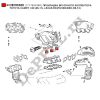 Прокладка впускного коллектора Toyota Camry V40 (06-11), Lexus RX270/350/450H (08-12) (1717631040 / DEVK080)